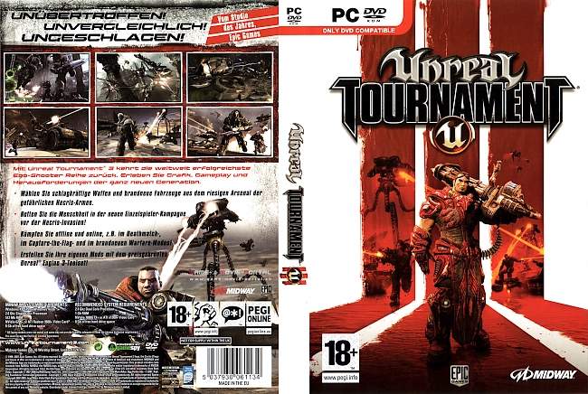 Unreal Tournament 3 pc cover german