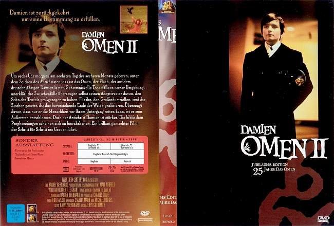 Das Omen 2 german dvd cover