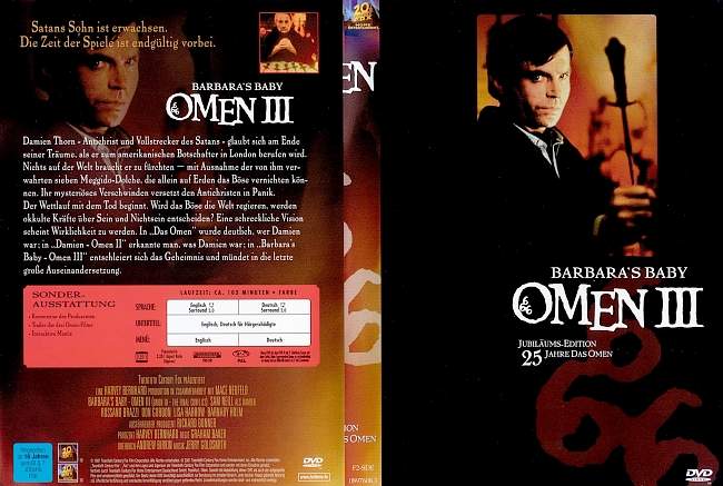 Das Omen 3 german dvd cover