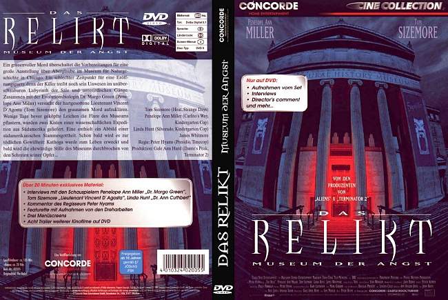 Das Relikt german dvd cover