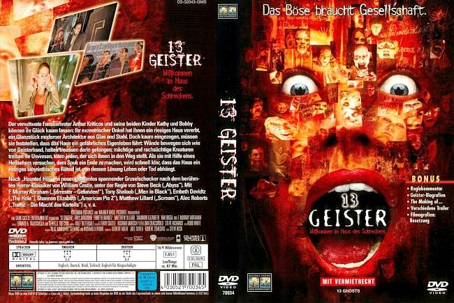 13 Geister german dvd cover