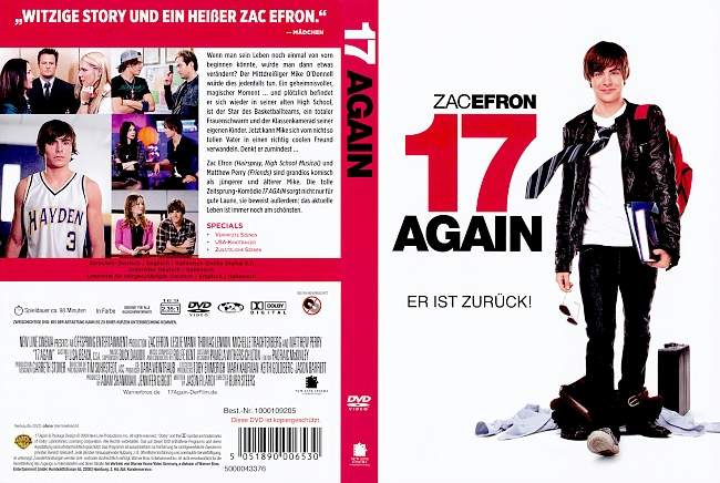 17 Again german dvd cover