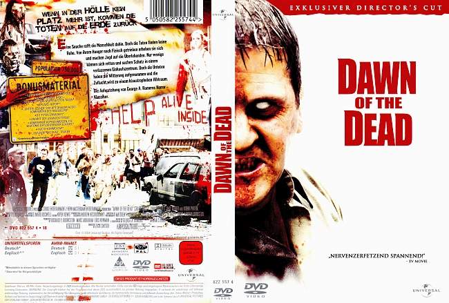 Dawn of the Dead german dvd cover