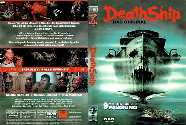 Death Ship das Geisterschif german dvd cover