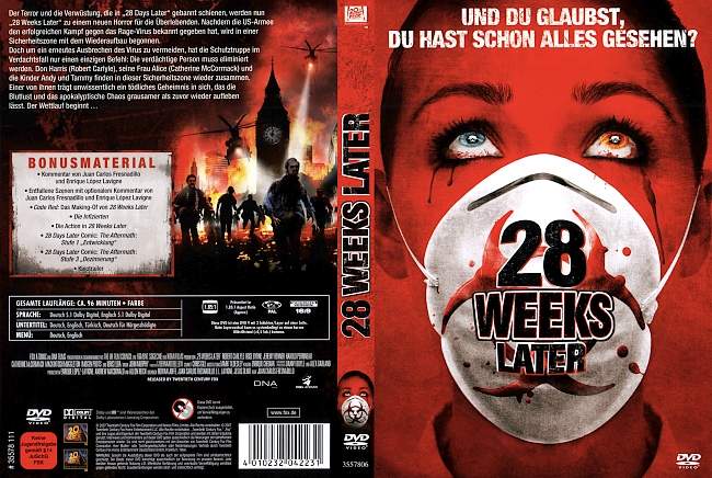 28 Weeks Later german dvd cover