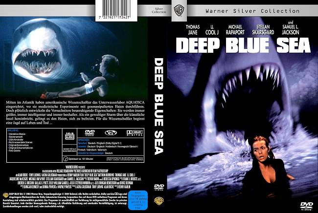 Deep Blue Sea german dvd cover