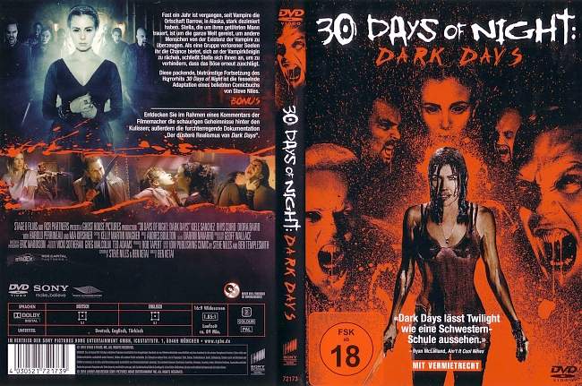 30 Days of Night 2 Dark Days german dvd cover