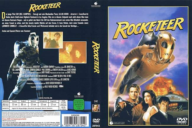 Rocketeer german dvd cover