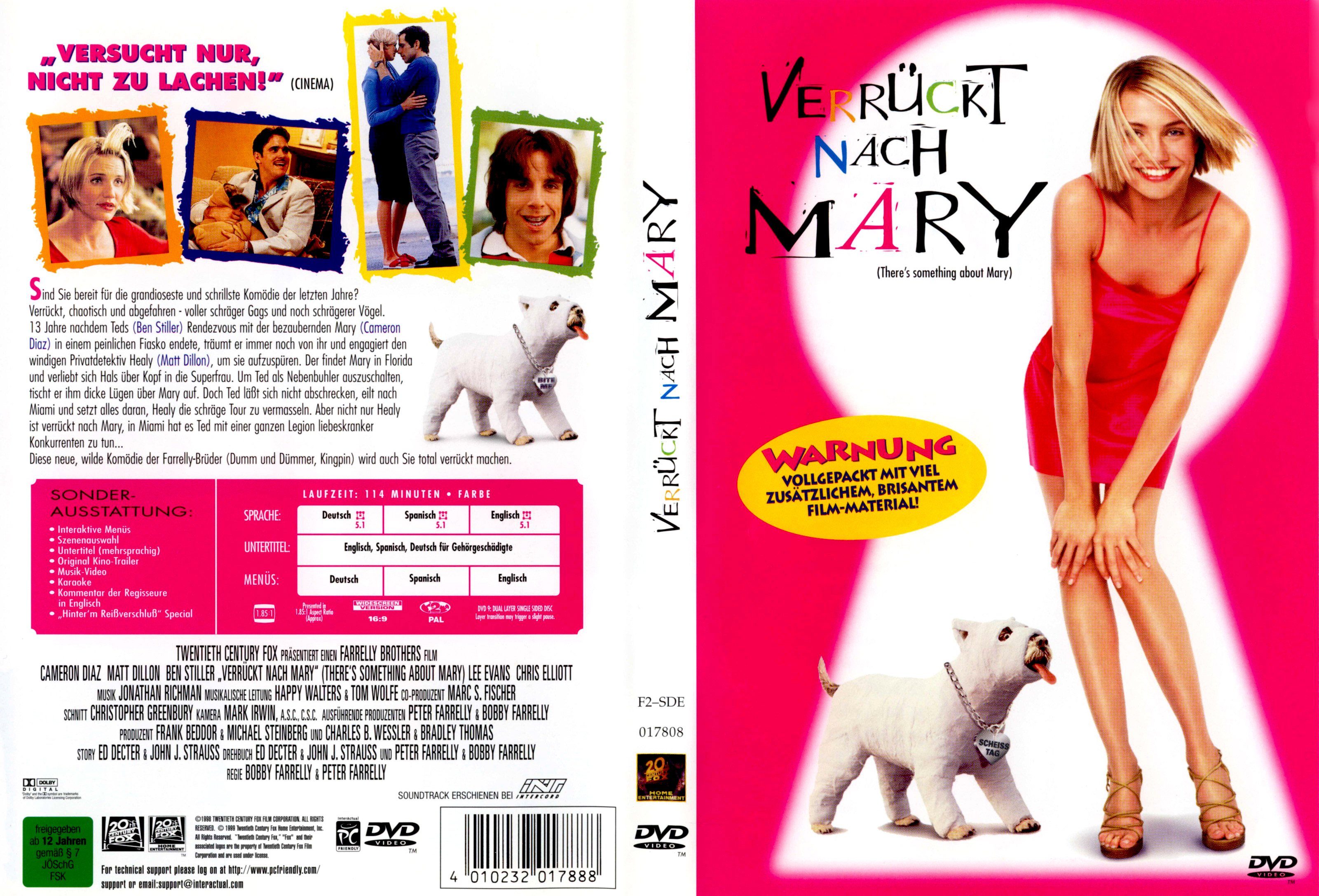 Verruckt Nach Mary German Dvd Cover German Dvd Covers