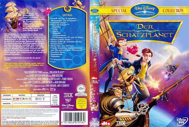 Der Schatzplanet german dvd cover