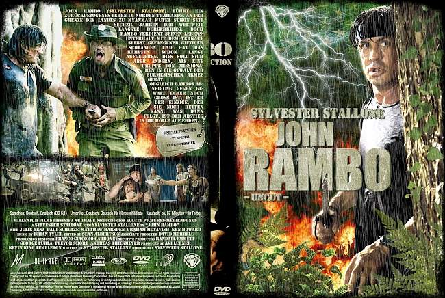 Rambo 4 John Rambo german dvd cover