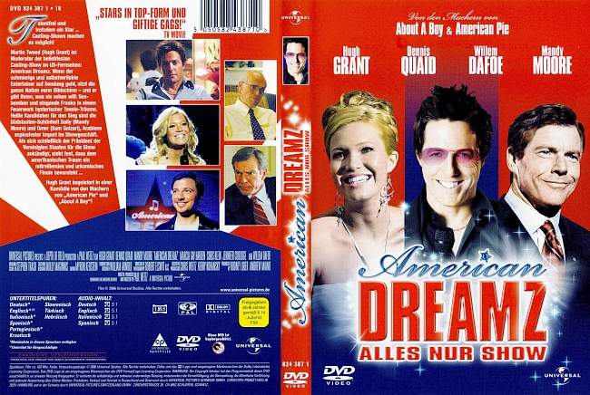 American Dreamz Alles nur Show german dvd cover