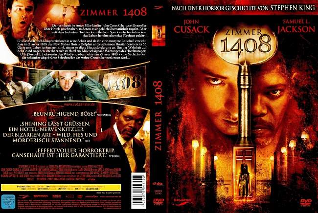 Zimmer 1408 german dvd cover