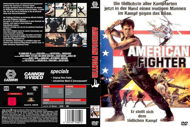 American Fighter 1 german dvd cover