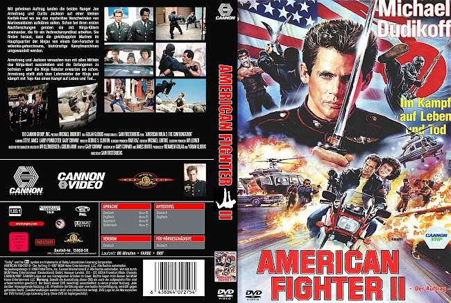 American Fighter 2 german dvd cover