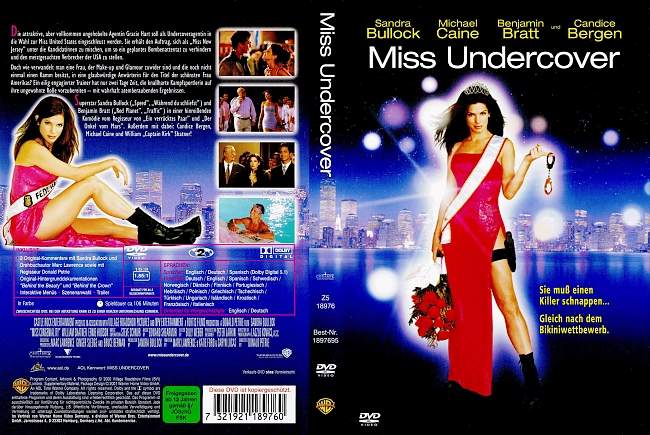 Miss Undercover 1 german dvd cover