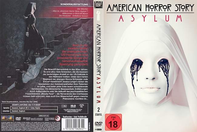 American Horror Story Asylum Staffel 2 german dvd cover