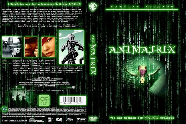 Animatrix german dvd cover