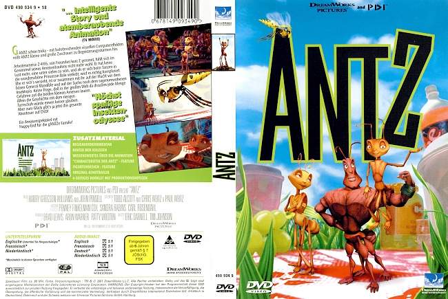 Antz german dvd cover