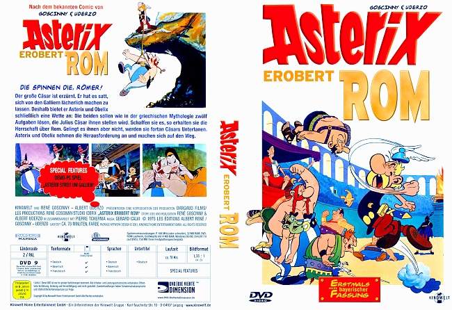 Asterix erobert Rom german dvd cover