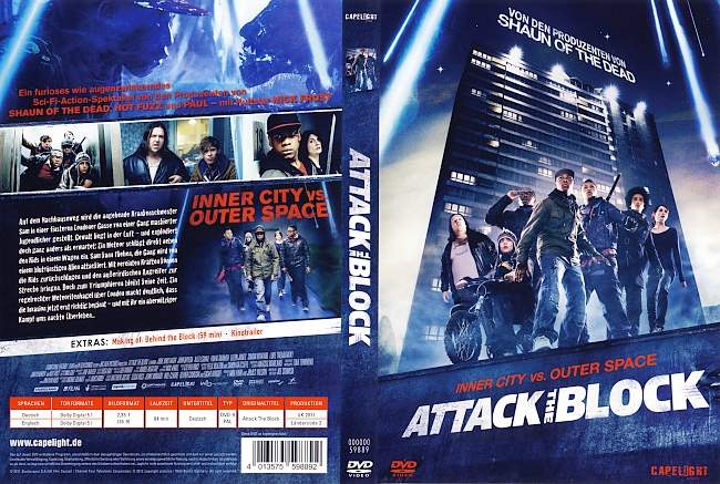 Attack the Block german dvd cover