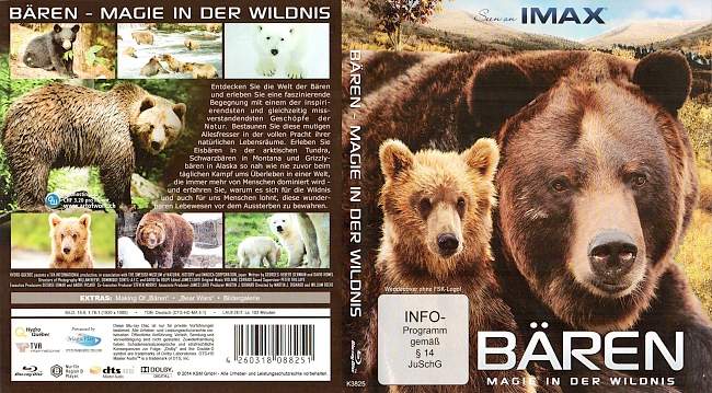 IMAX Baren Magie in der Wildnis german blu ray cover