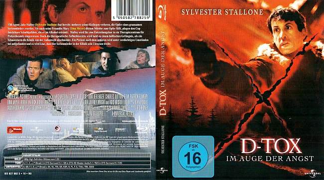 D Tox Im Auge der Angst Sylvester Stallone german blu ray cover
