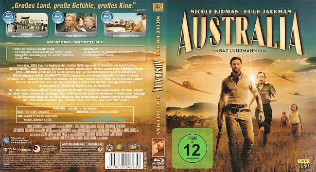 Australia Hugh Jackman german blu ray cover