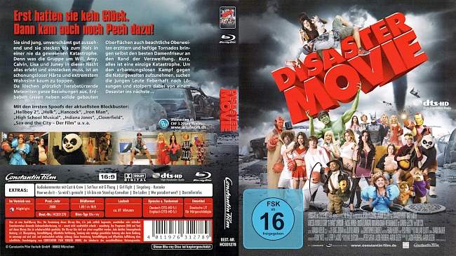 Disaster Movie german blu ray cover