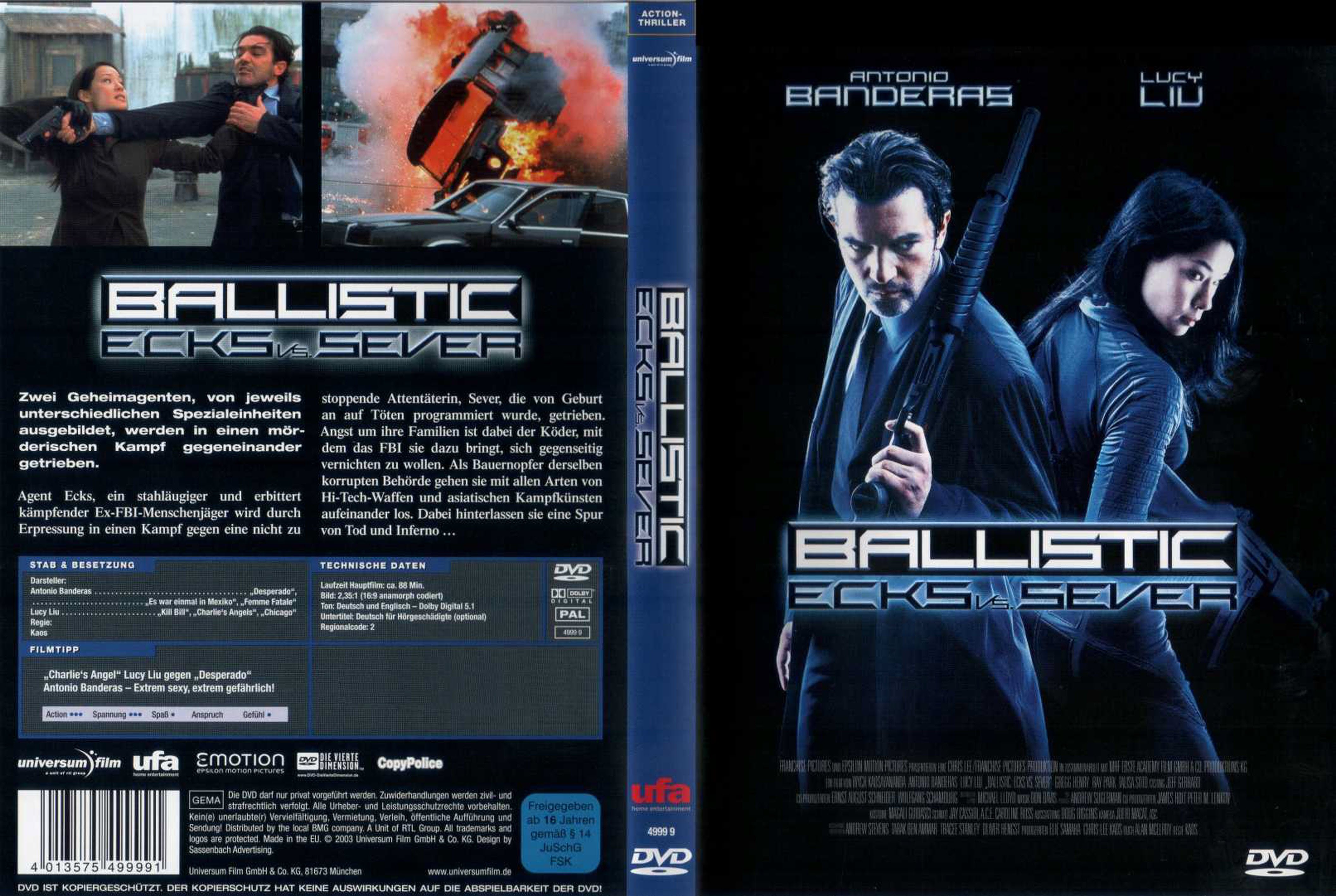 Ballistic Ecks Vs Sever German Dvd Covers