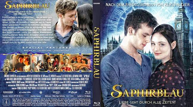 Saphirblau german blu ray cover