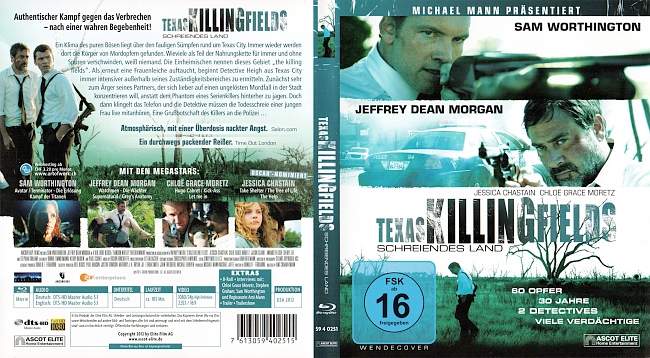 Texas Killing Fields Schreiendes Land Blu ray german blu ray cover