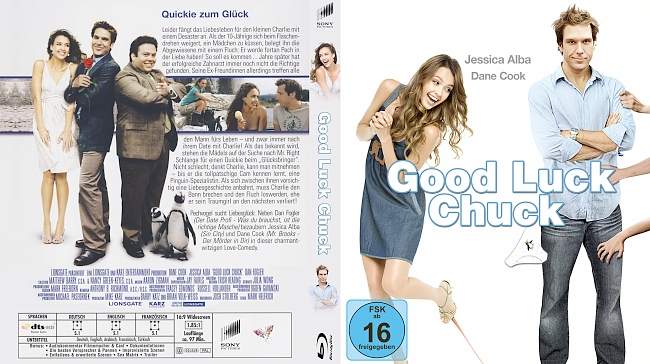 Good Luck Chuck german blu ray cover