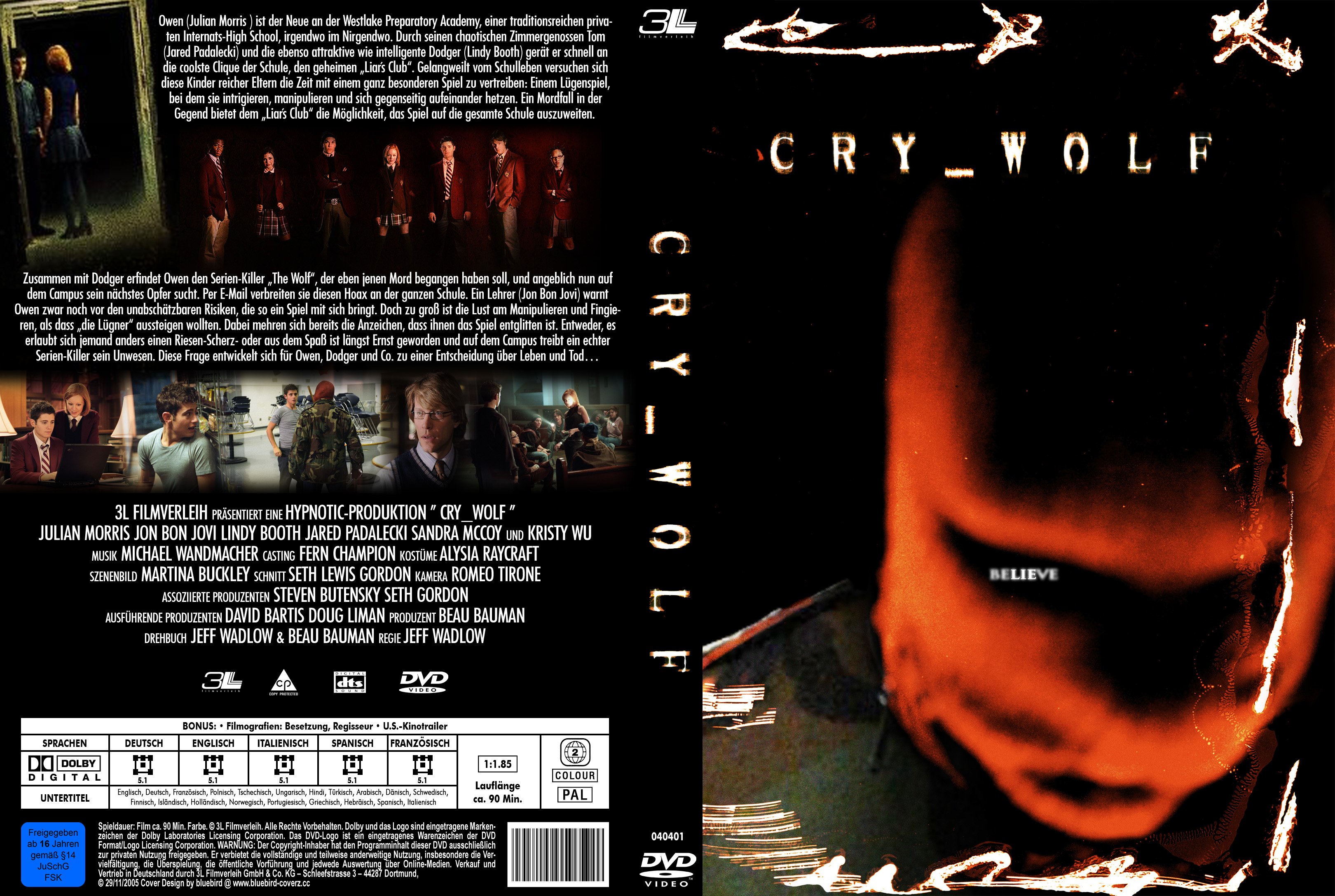 Cry Wolf German Dvd Covers