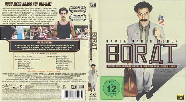 Borat german blu ray cover