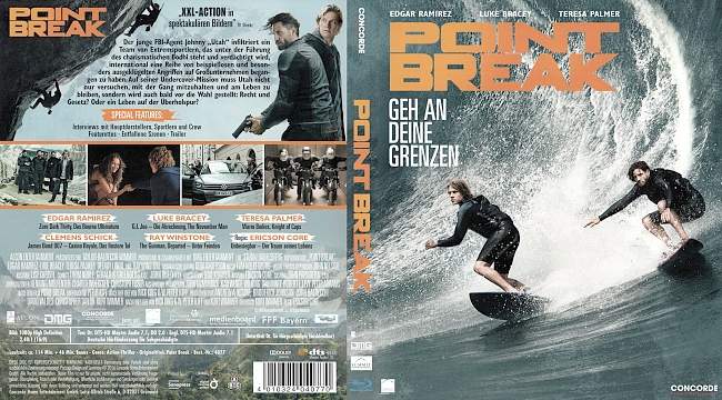 Point Break 2D german blu ray cover