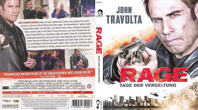 Rage Tage der Vergeltung german blu ray cover