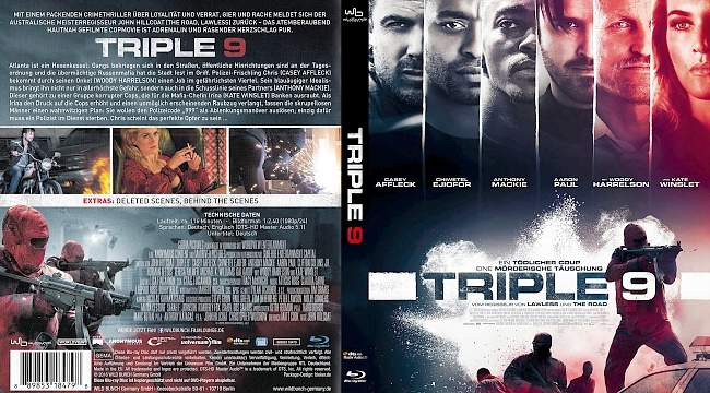 Triple 9 german blu ray cover