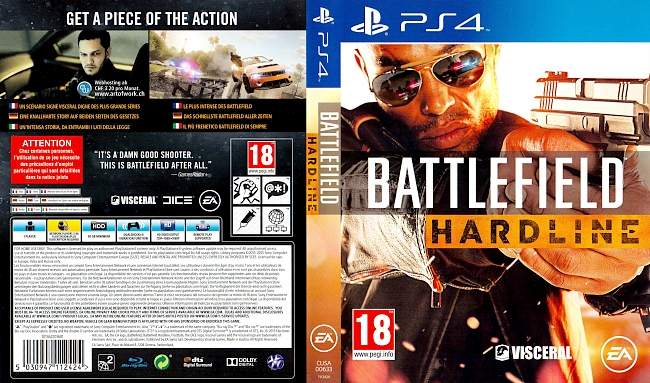 Battlefield Hardline ps4 cover german