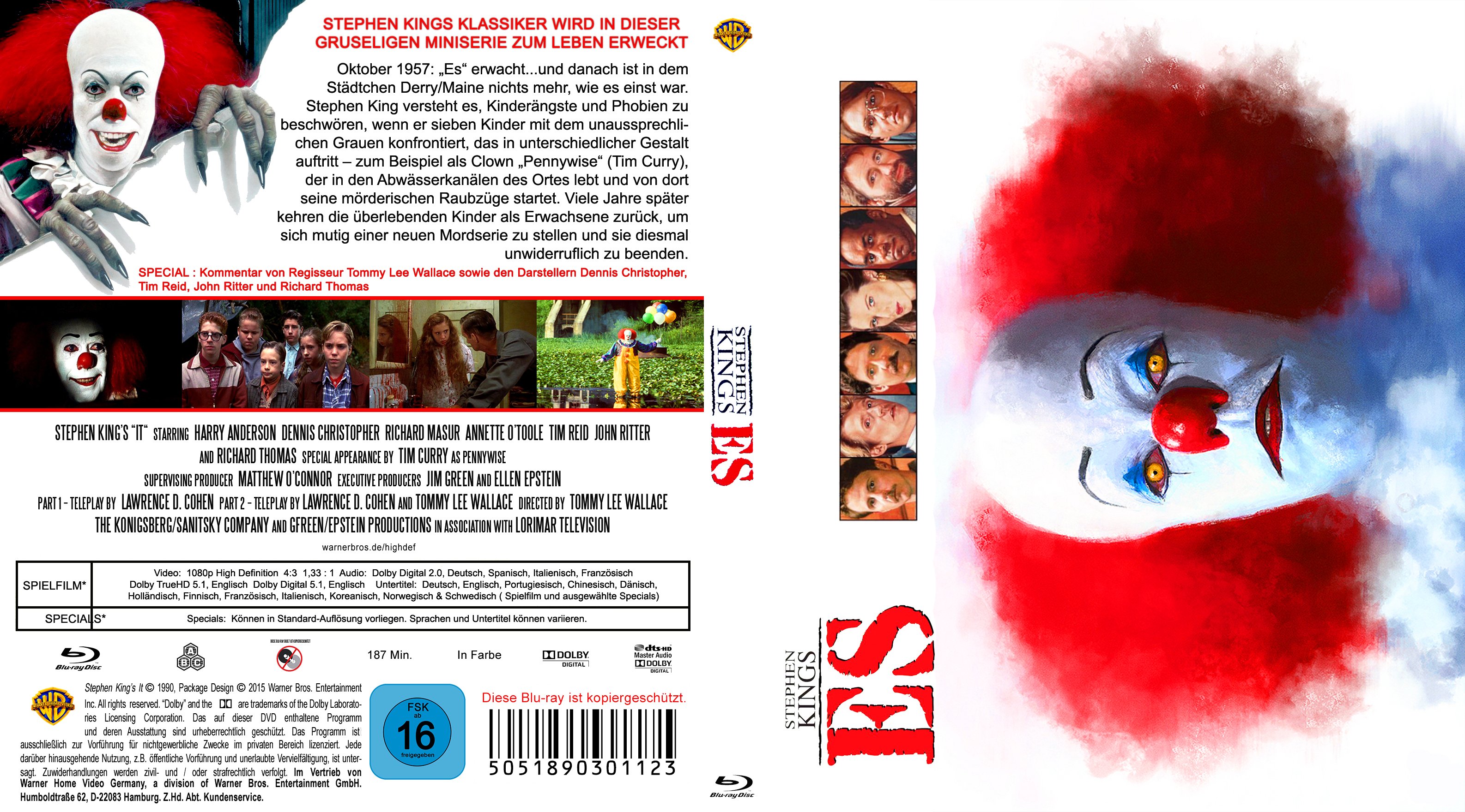 Stephen Kings Es German DVD Covers