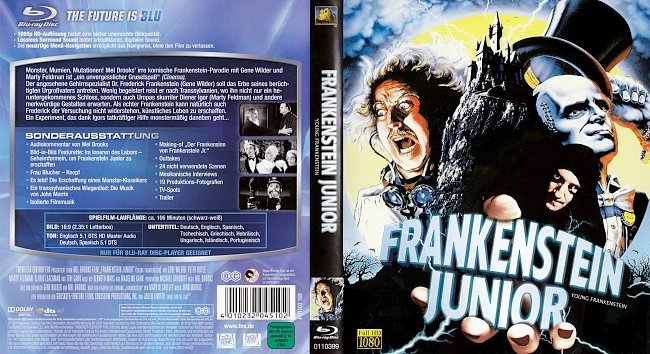 Frankenstein Junior german blu ray cover