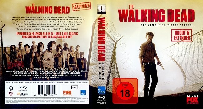 The Walking Dead Staffel 1 6 2010 2016 R2 Blu Ray German Covers German Dvd Covers 