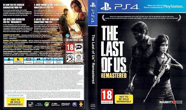 The Last of Us Remastered german ps4 cover