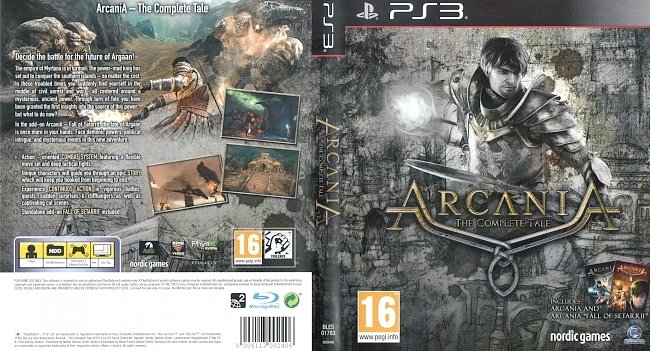 Arcania The Complete Tale german ps3 cover