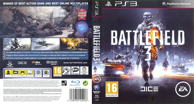 Battlefield 3 Version 3 german ps3 cover
