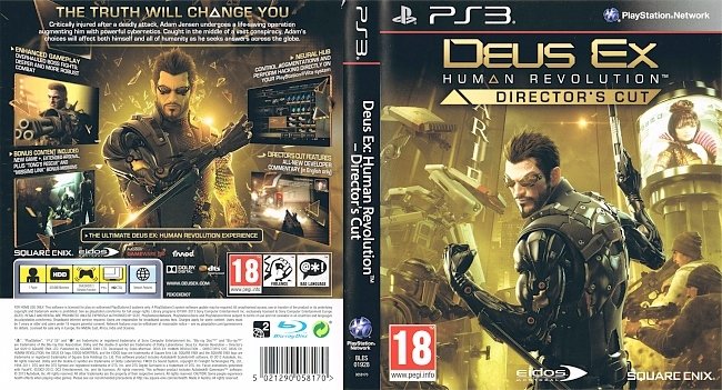 Deus Ex Human Revolution Directors Cut german ps3 cover