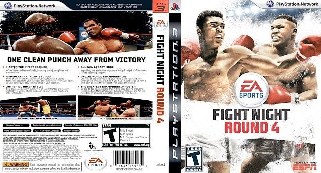Fight Night Round 4 german ps3 cover