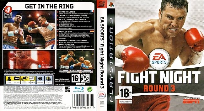 Fight Night Round 3 PS3 Deutsch german ps3 cover