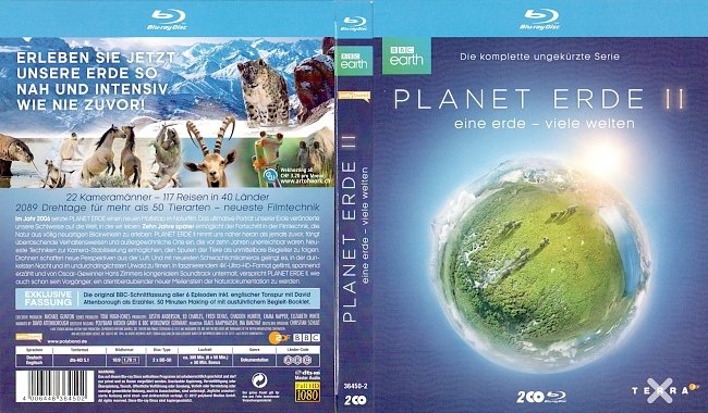 Planet Erde 2 Eine Erde Viele Welten Cover Blu ray Deutsch german blu ray cover