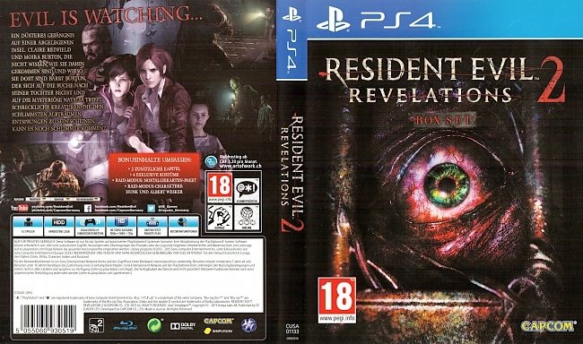 Resident Evil Revelations 2 Box Set PS4 Cover german ps4 cover